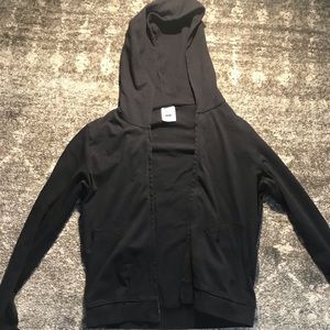 Black zip up sweatshirt
